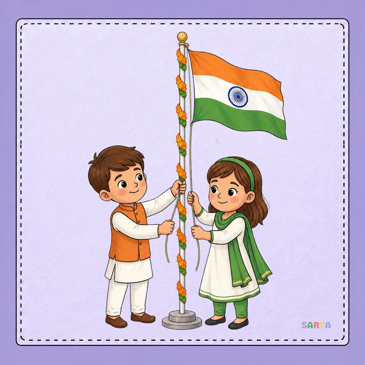 A child learning independence