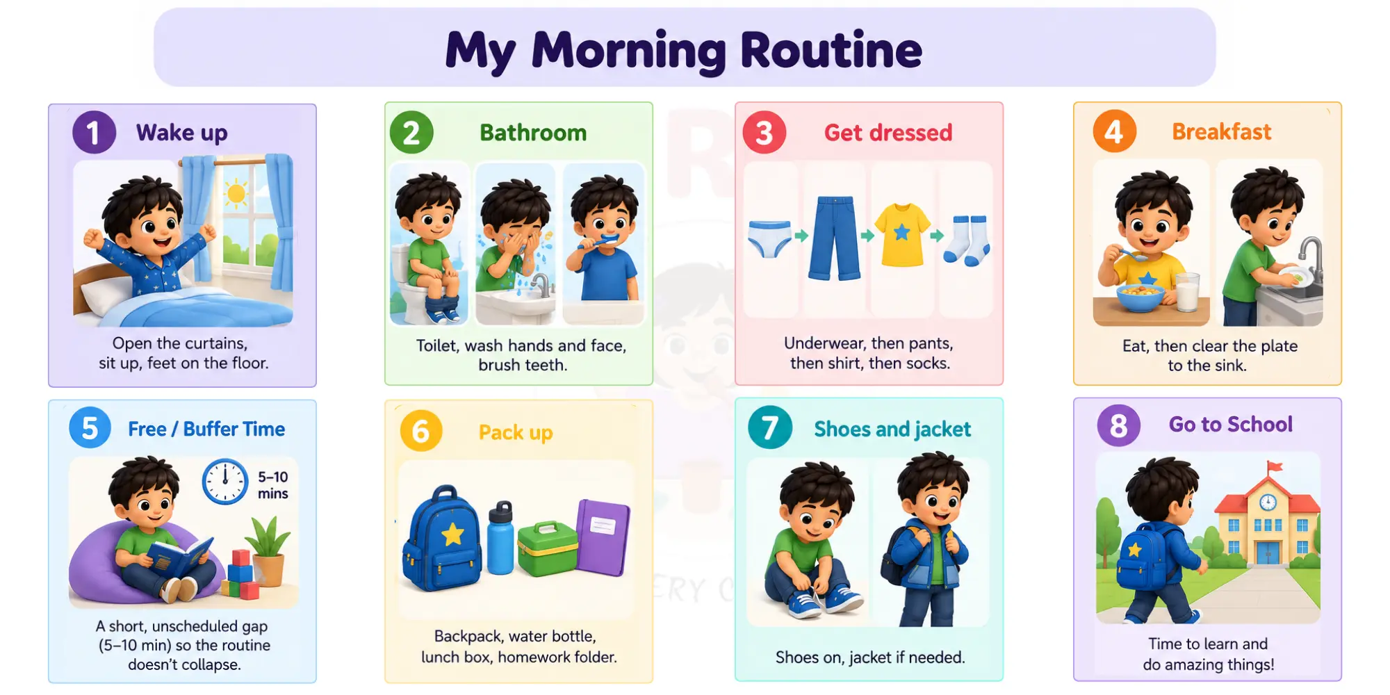 How to Build a Morning Routine Chart Your Child Will Actually Follow